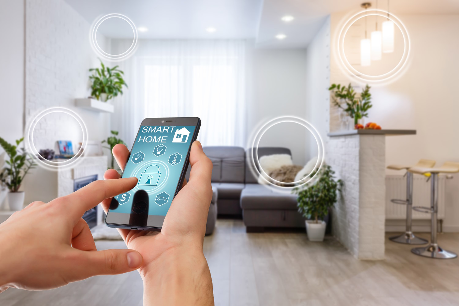 control hogar con smartphone